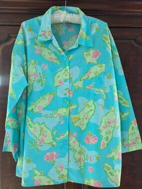 Lilly Pulitzer Vintage Shirt L